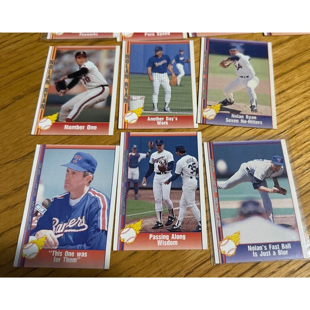 Nolan Ryan 17 Card Lot 1990 Score Highlights 1992 Pacific Texas Express Run